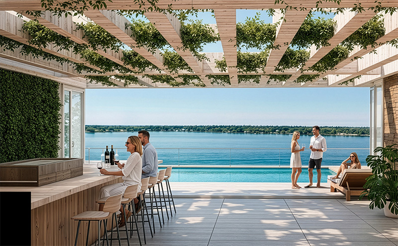 Terrazas con parrillas